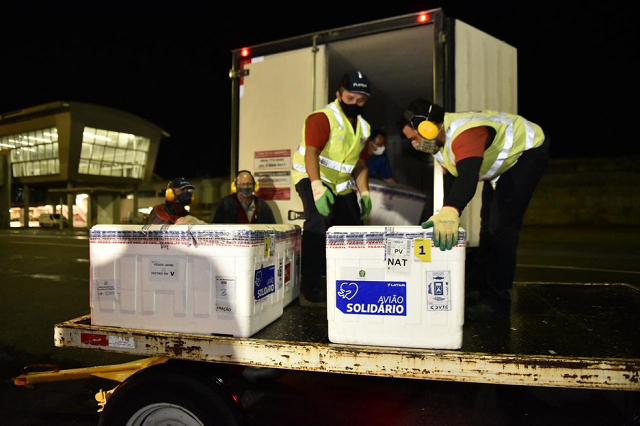  Rio Grande do Norte recebe mais 40.800 doses de CoronaVac