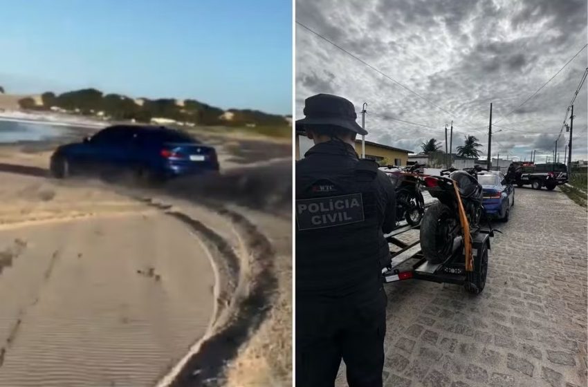 Influenciador é investigado por estelionato e polícia apreende carro importado e motos esportivas