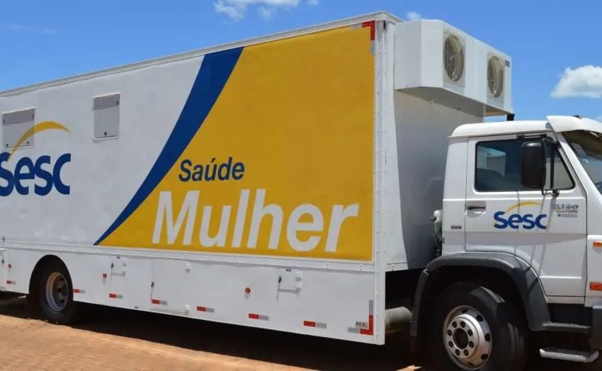 Unidade móvel do Sesc Saúde Mulher leva atendimentos gratuitos à população de Santa Cruz