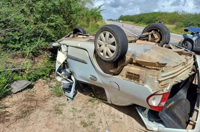 Casal e filha morrem em acidente na BR-226 no RN; condutor do outro carro estava alcoolizado, diz PRF