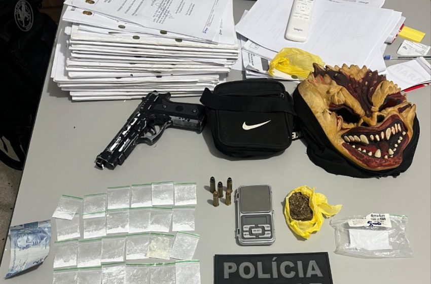 Operação conjunta das Polícias Militar e Civil em Japi contra tráfico de drogas prende acusado de envolvimento em homicídio em Santa Cruz