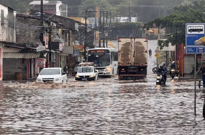  Inmet emite três alertas de acumulado de chuvas para Natal e outras 80 cidades do RN; veja lista