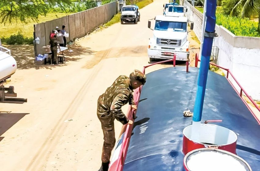 Operação Carro-Pipa cresce 20% no RN em meio à seca
