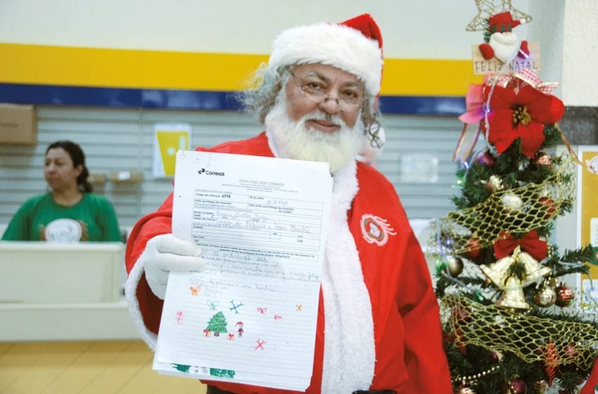  Papai Noel dos Correios: 1,5 mil cartinhas ainda não foram adotadas
