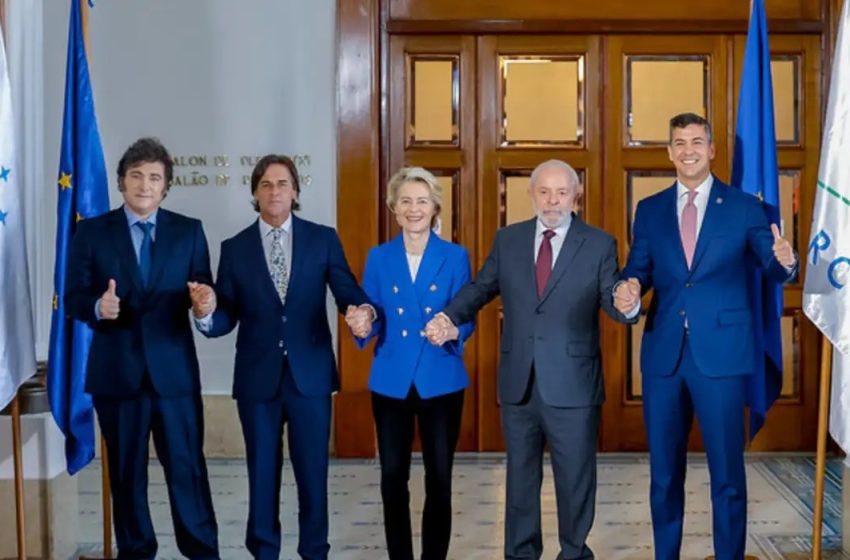  Líderes europeus comemoram aprovação provisória de Acordo UE-Mercosul