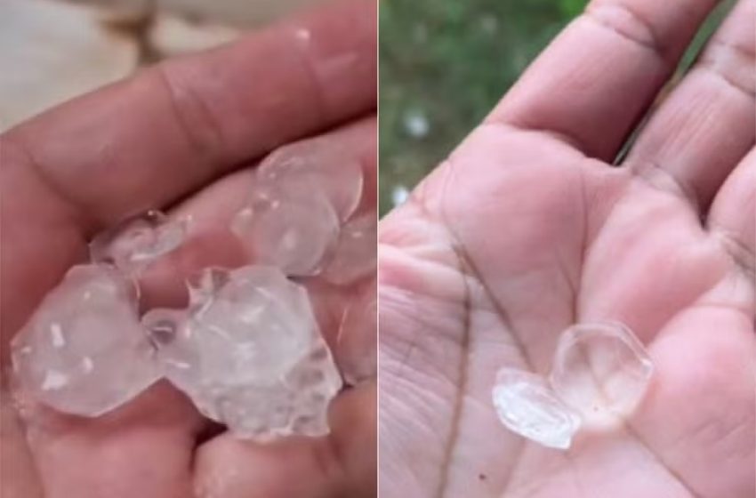  Cidades do Rio Grande do Norte registram chuvas de granizo e neblina