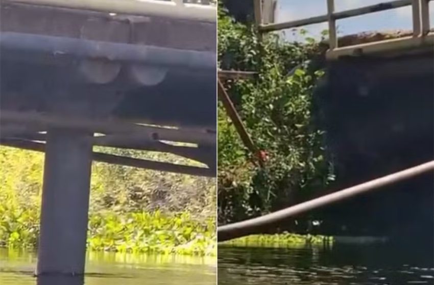  Ponte que ‘balança’ durante passagem de veículos no RN é interditada; veja rotas alternativas