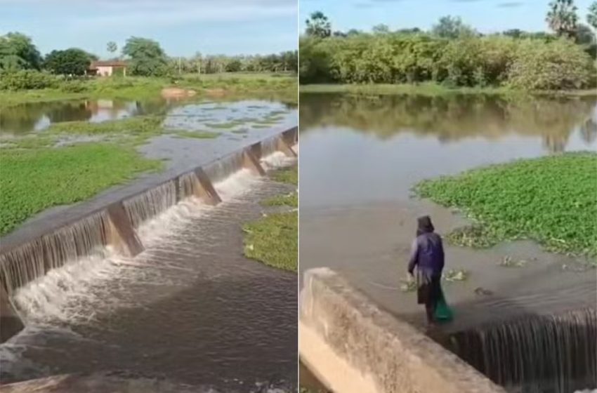  Três barragens sangram após chuvas no Rio Grande do Norte