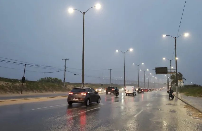 Inmet alerta para acumulado de chuvas em Natal e mais 110 cidades do RN