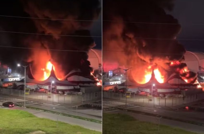  Incêndio destrói Circo do Tirullipa em Natal