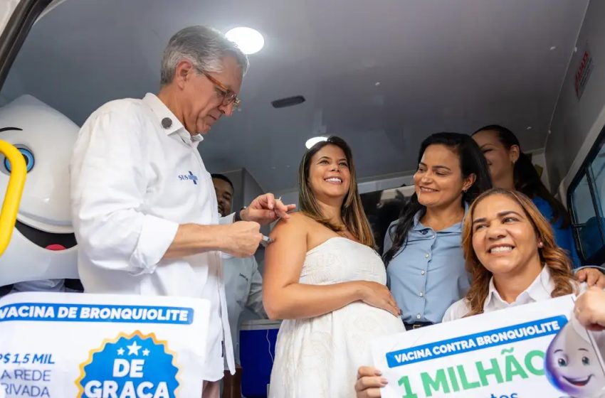  Brasil vacina mais de 1 milhão de gestantes contra VSR em bebês