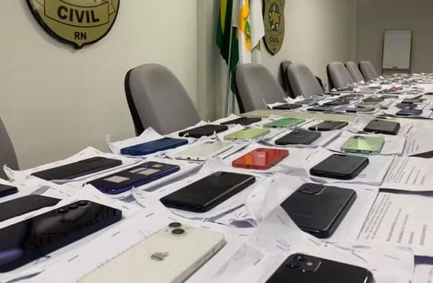  Polícia Civil recupera quase 700 celulares roubados ou furtados no Rio Grande do Norte
